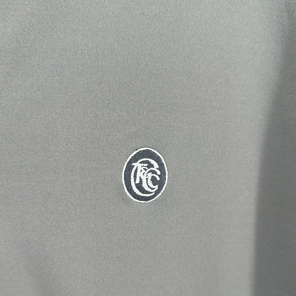 Peter Millar Gray Lightweight Sport L/S CT& Country Club Logo Jacket Size Large - Picture 4 of 12